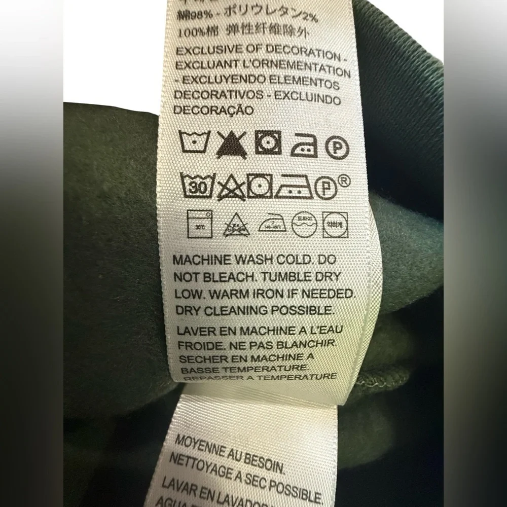 Levi’s Crewneck Sweatshirt XXL Sage Green Logo Pullover NWT Men’s Oversized